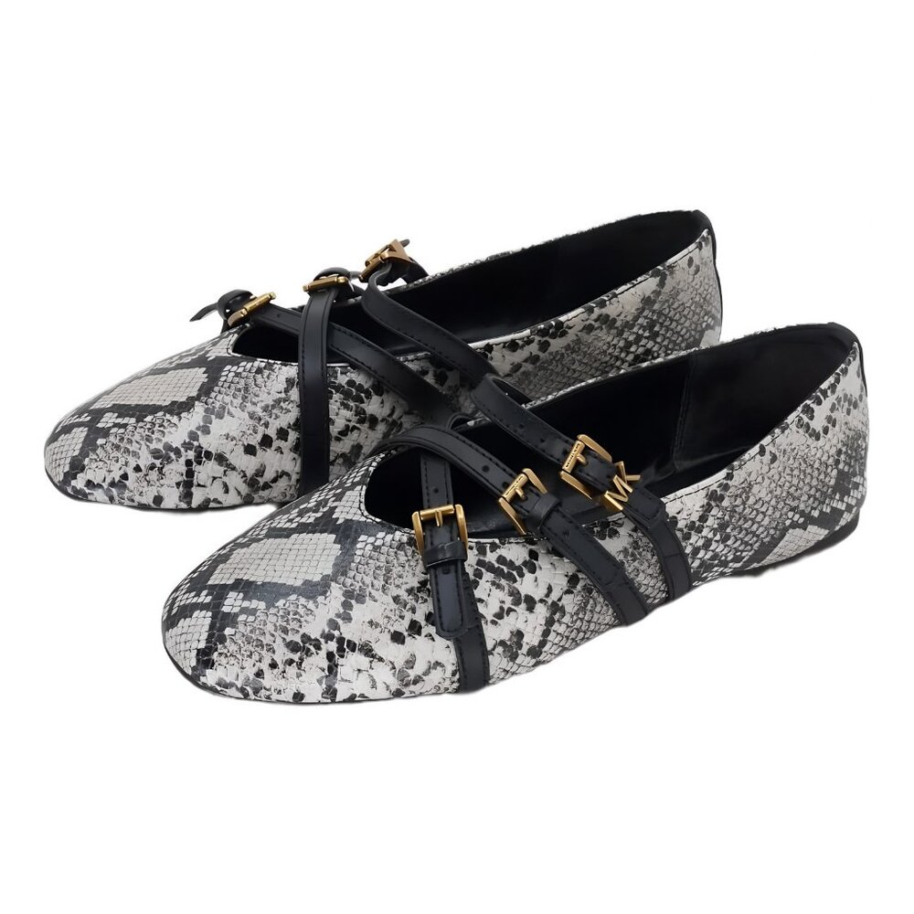 Michael Kors Womens Indy Flex Ballet Flats Natural 7.5M - Picture 2 of 6